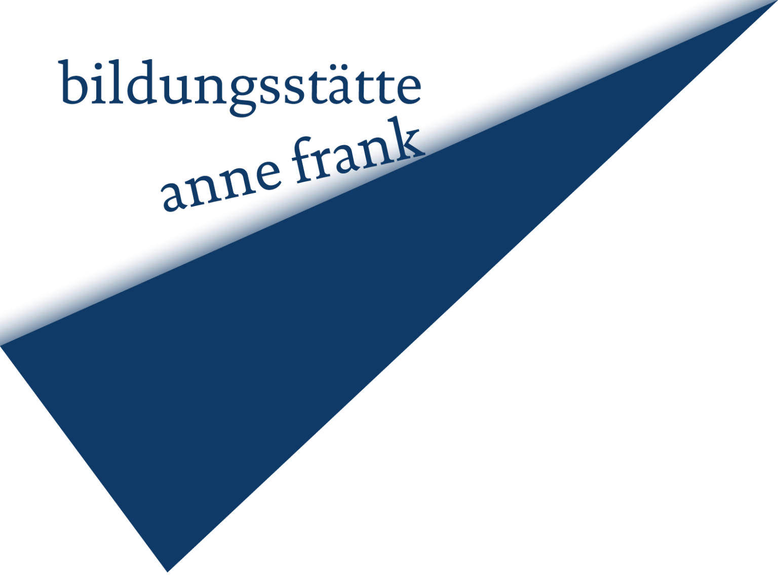 Bildungsstätte Anne Frank Logo